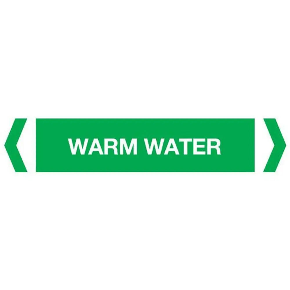Warm water Pipe Marker (Pack Of 10) Industroquip