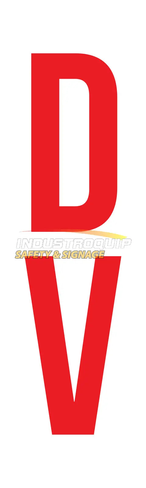 DV Vertical Marker Sticker (Pack of 10) Industroquip