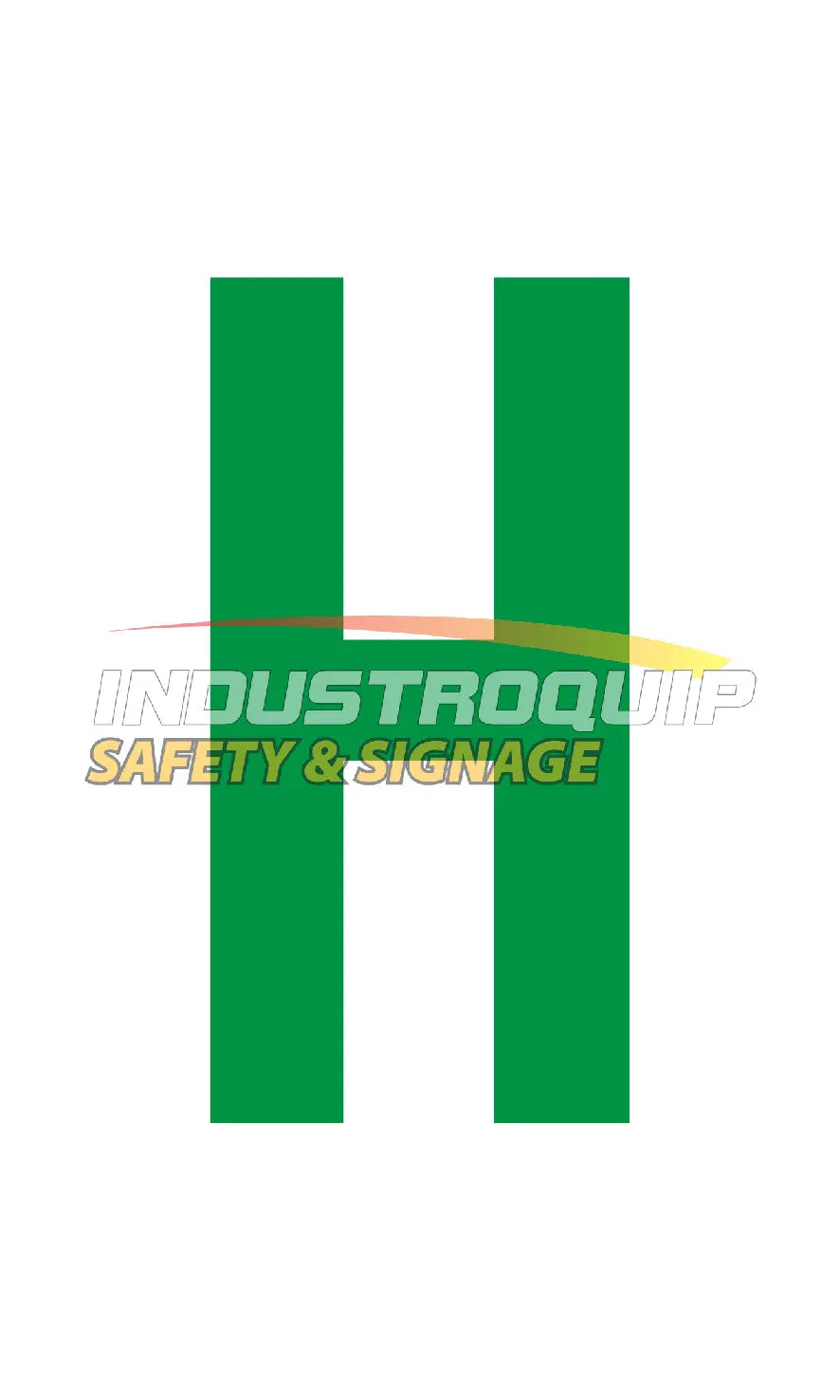 H Vertical Marker Sticker (Pack of 10) Industroquip