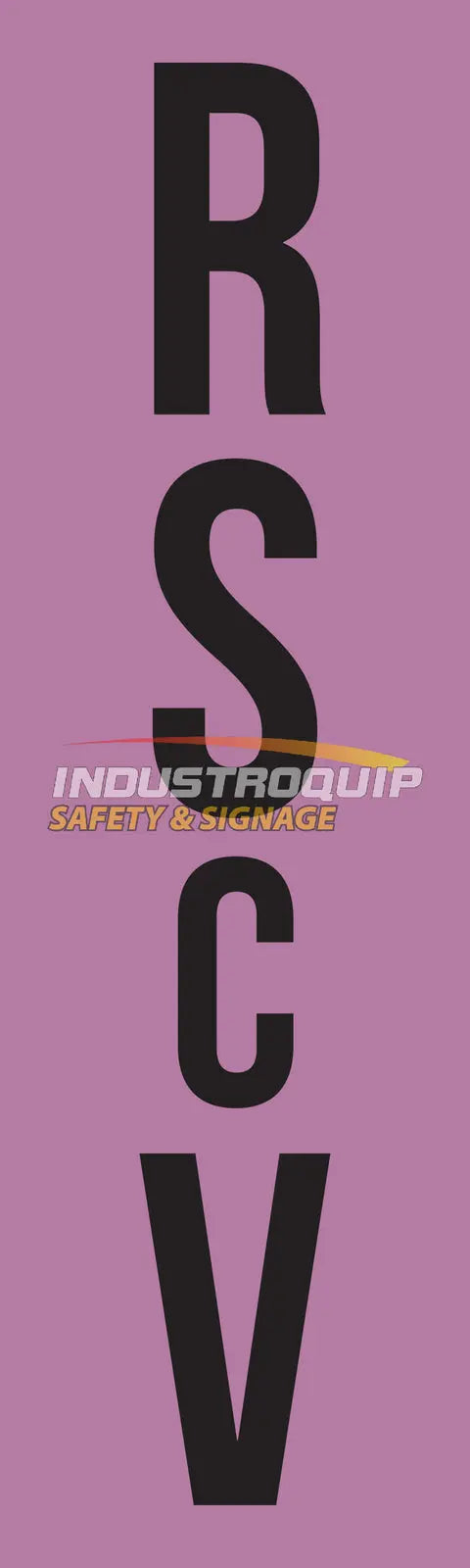 RScV Vertical Marker Stickers (Pack of 10) Industroquip