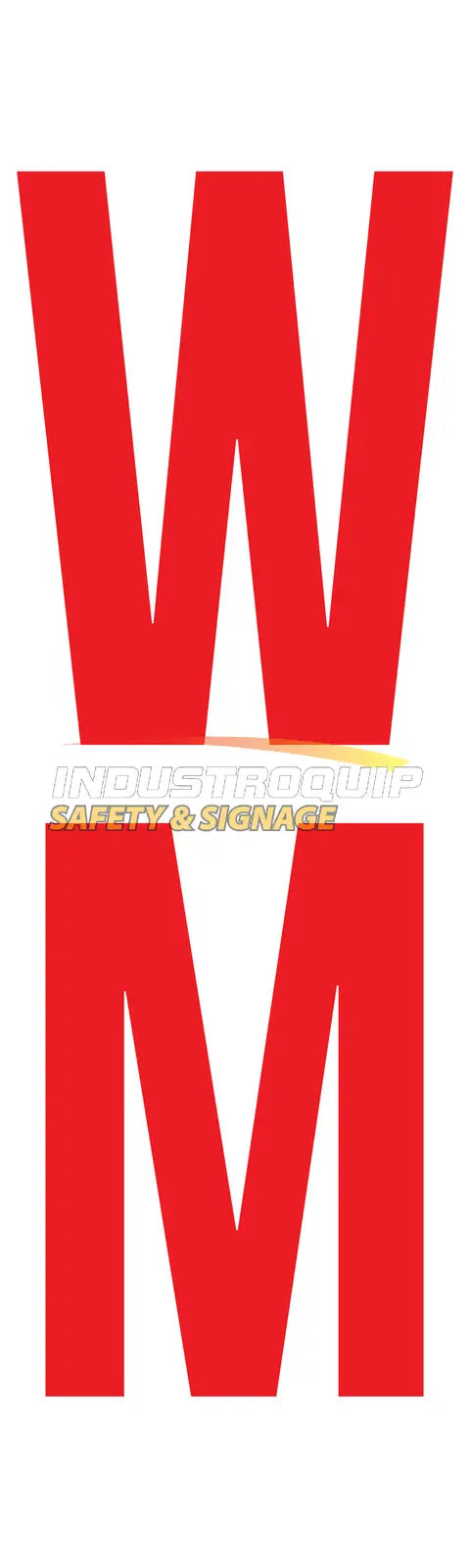 WM Vertical Marker Stickers (Pack of 10) Industroquip