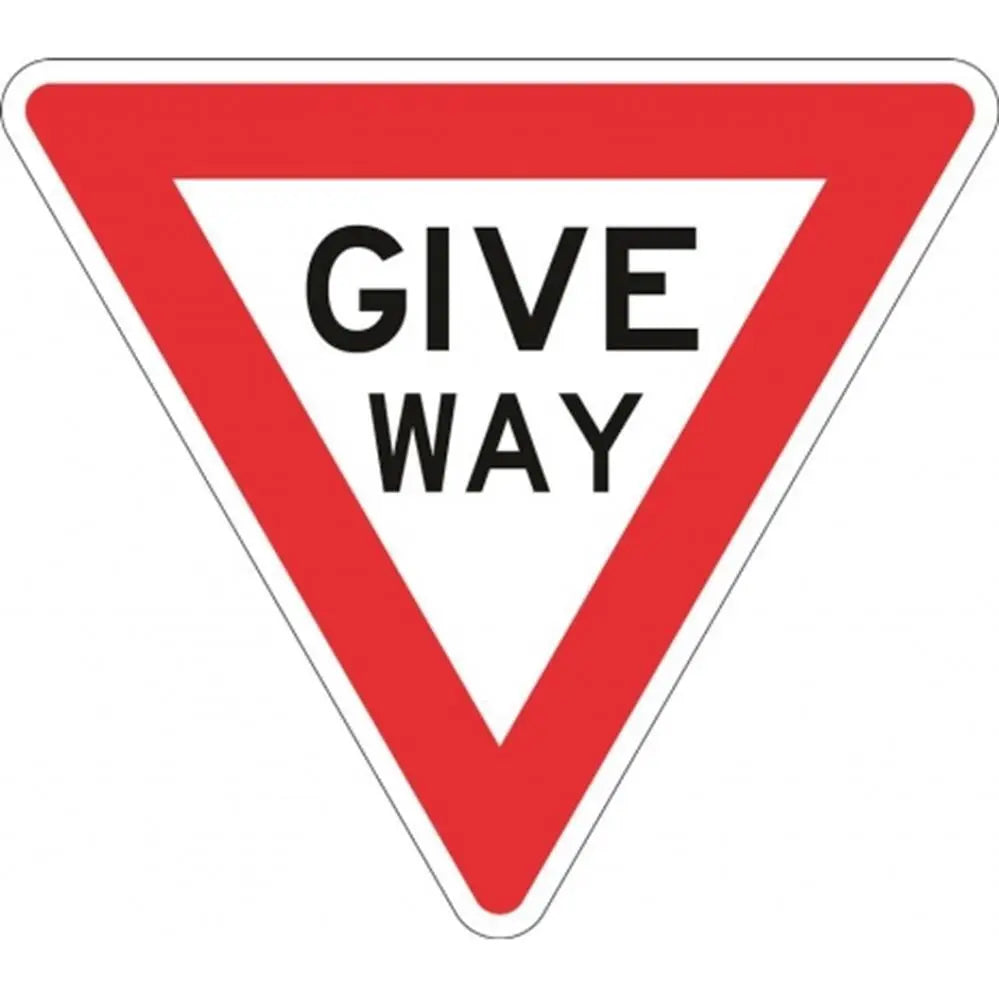 R1-2 Give Way Sign - Class 1 Reflective Industroquip
