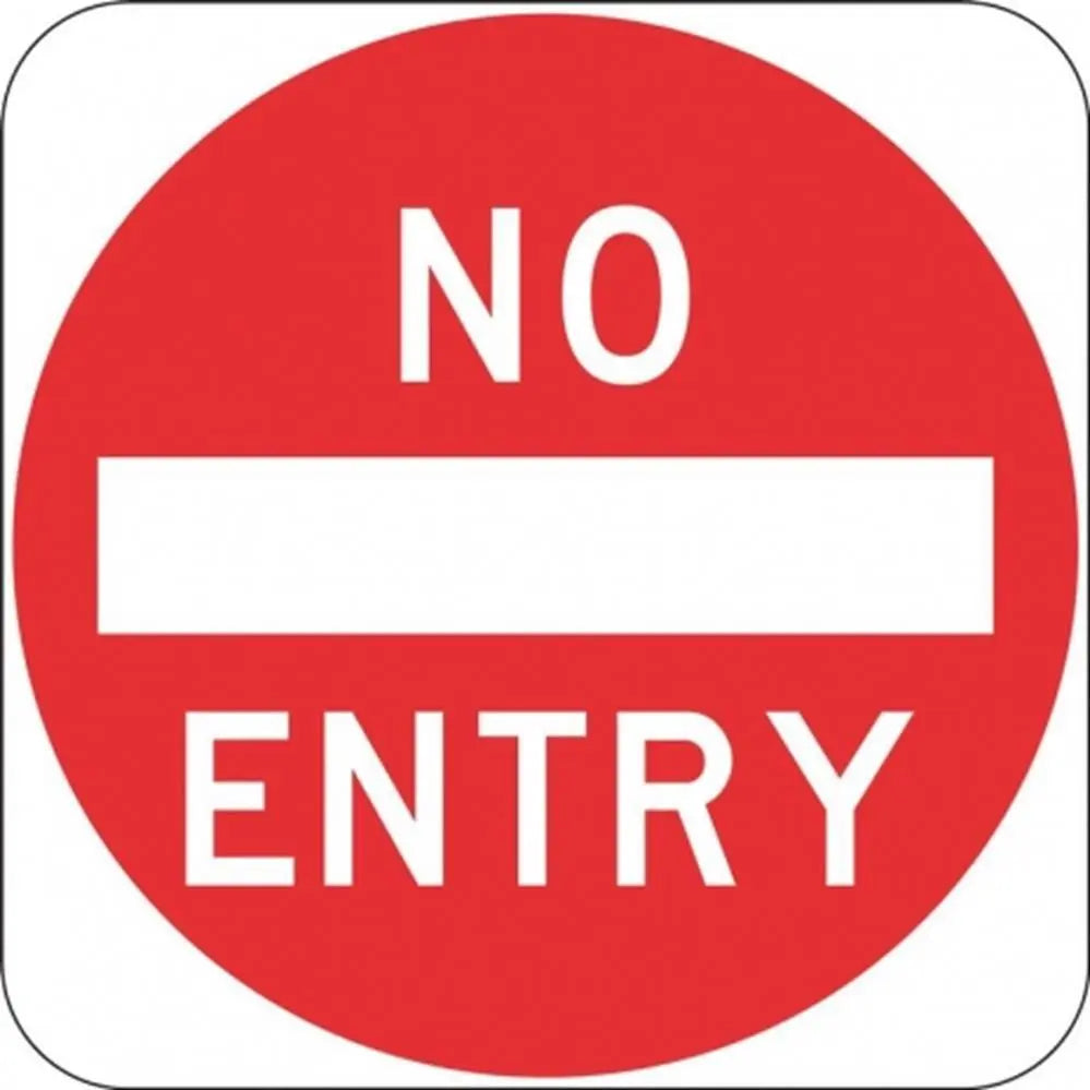 R2-4 No Entry- Class 1 Reflective Industroquip