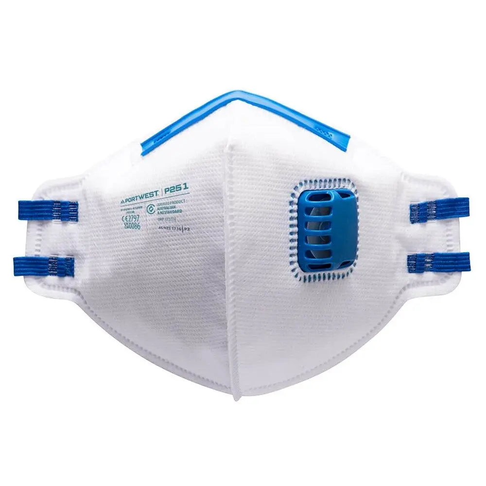 PORTWEST® Flat Fold P2 Mask with Valve Portwest