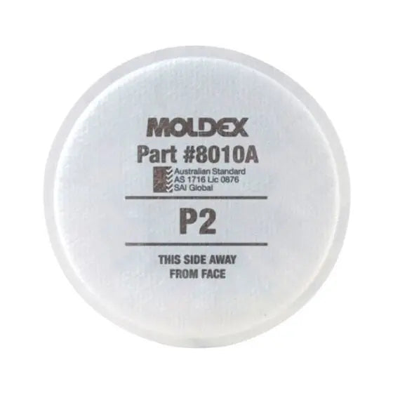 Moldex 8010A P2 Particulate Pre-Filter, Pack/5 Pairs Moldex