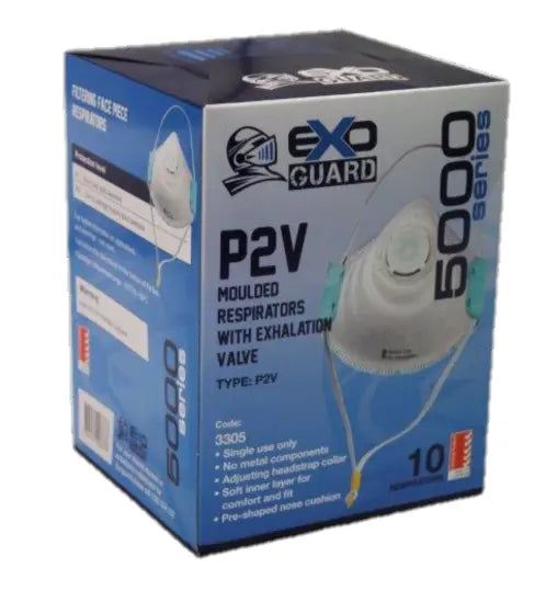 Exoguard P2 with Valve Disposable Respirator Exoguard
