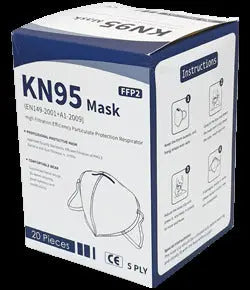 KN95 Flatfold mask with earloops Industro