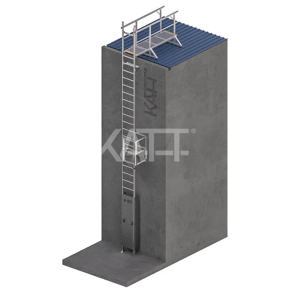 Vertical Line Ladder with 2.4m Adjustable Access Katt