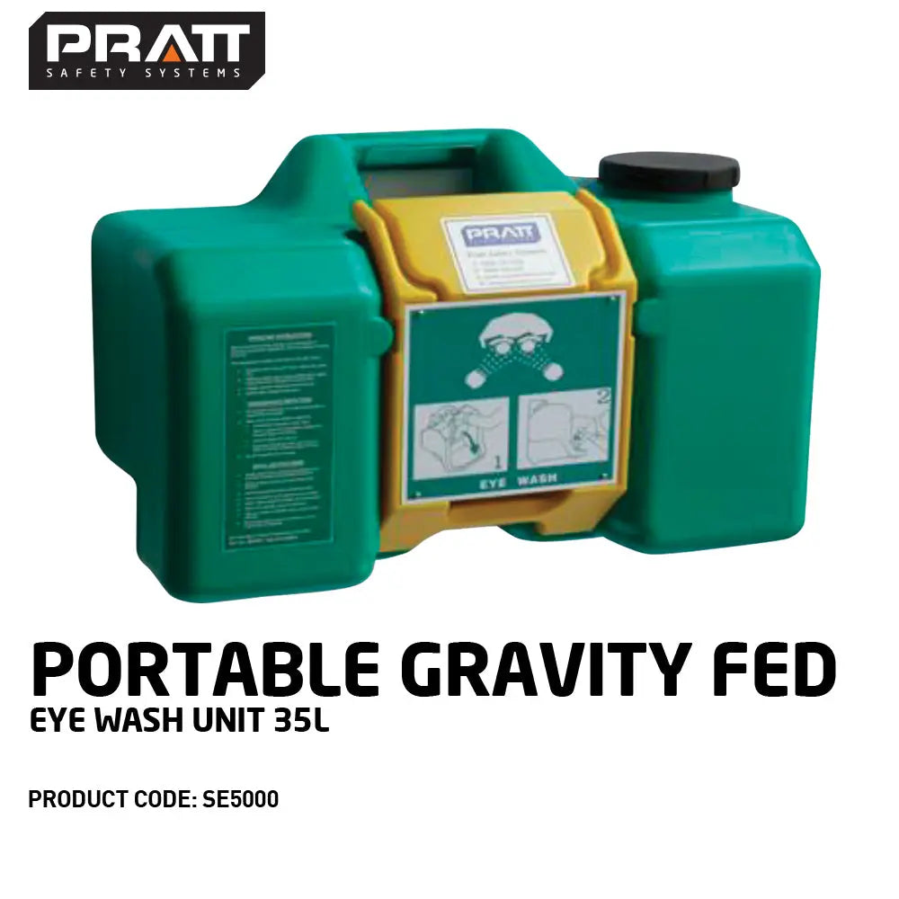 Portable Gravity Fed Eye Wash Unit. 35L Industro