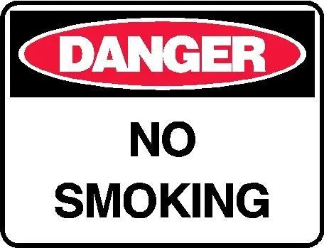 Danger Sign - No Smoking Industroquip