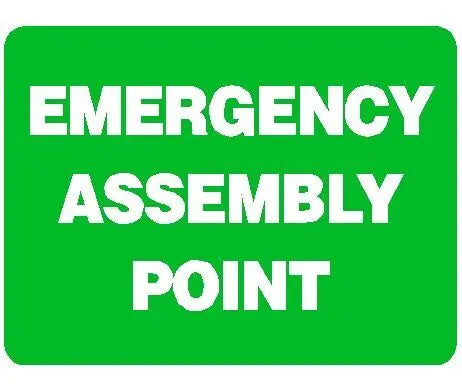 Emergency Sign - Emergency Assembly Point Industroquip