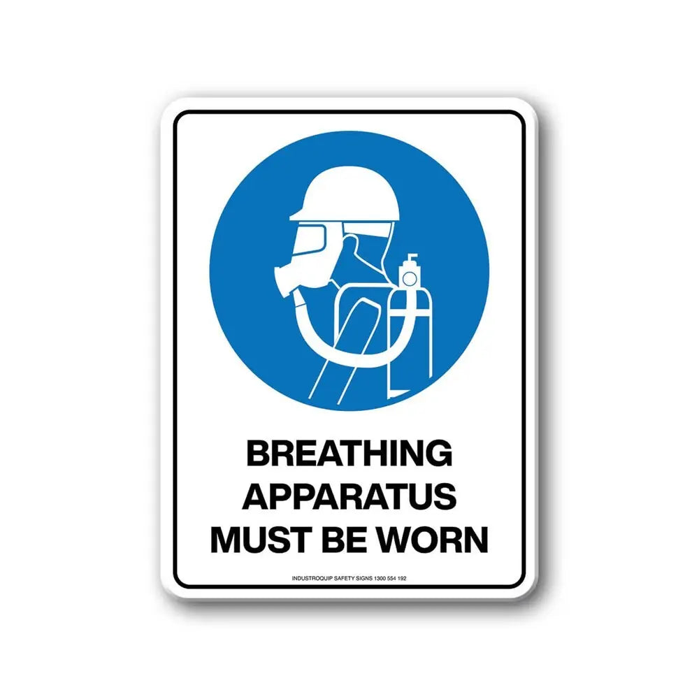 Mandatory Sign - Breathing Apparatus Must Be Worn Industroquip