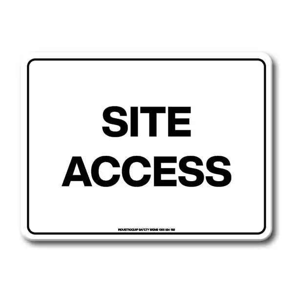 Notice Sign - Site Access Industroquip