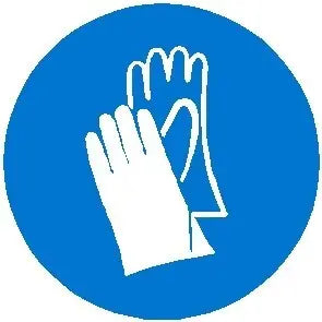 Hand Protection/ Gloves Mandatory Decal - 100mm Industroquip