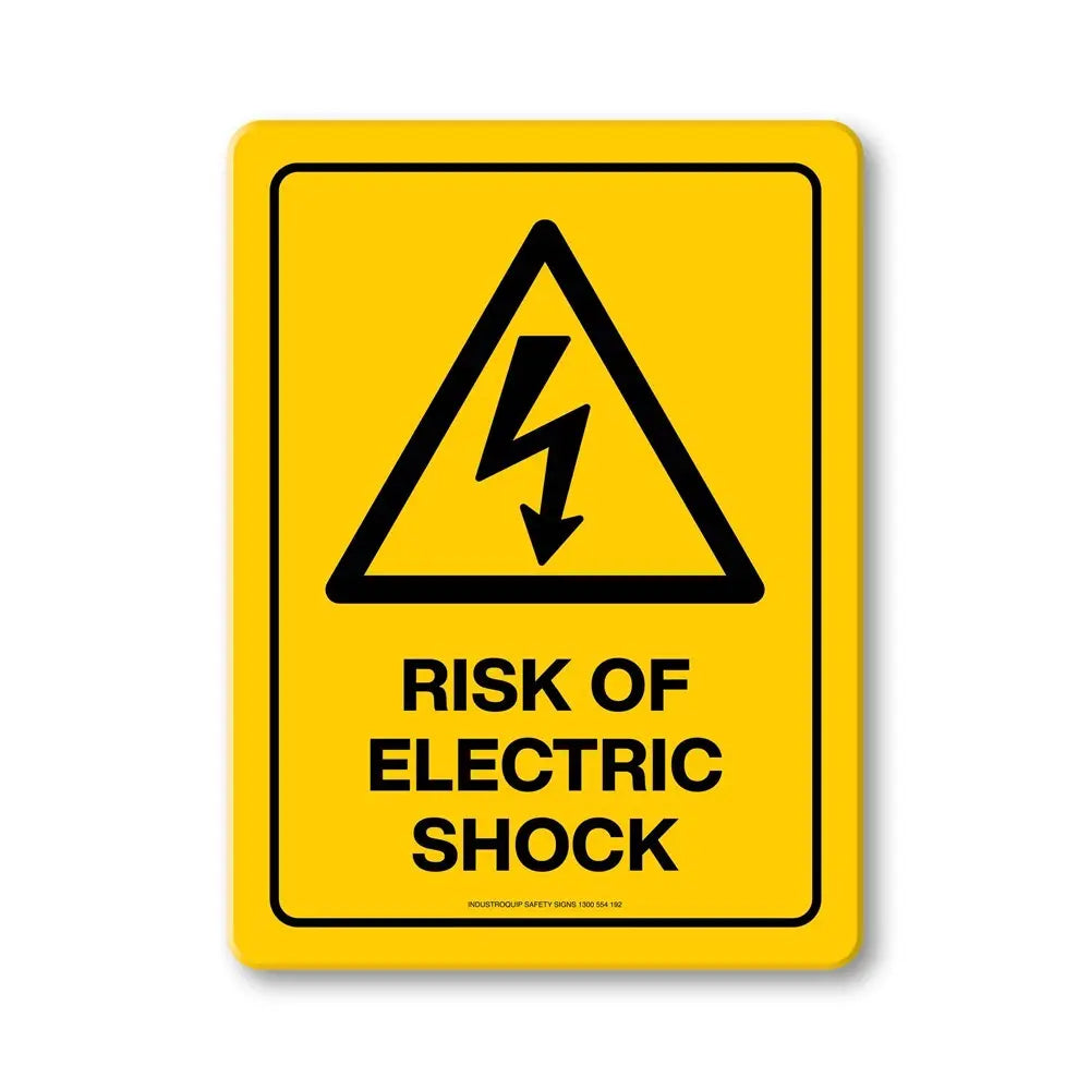 Hazard Sign - Risk Of Electric Shock Industroquip
