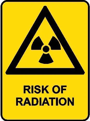 Hazard Sign - Risk of Radiation Industroquip