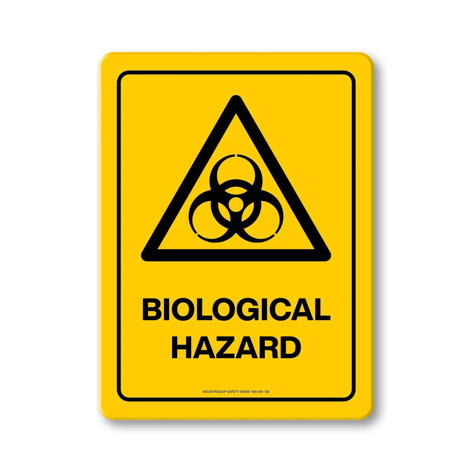 Hazard Sign - Biological Hazard Industroquip