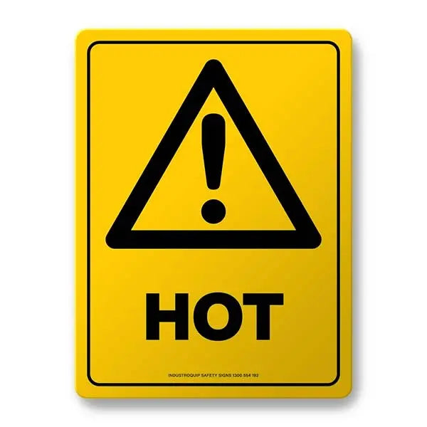 Hazard Sign - Hot Industroquip