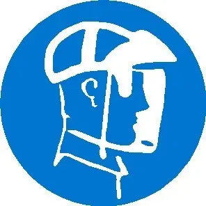 Face Shield Mandatory Decal - 100mm Industroquip