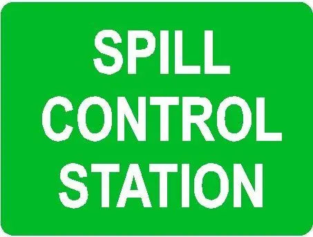 Emergency Sign - Spill Control Station Industroquip