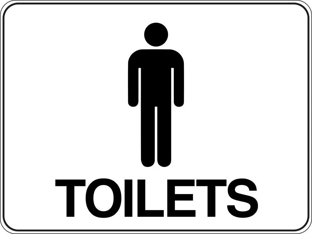 Notice Sign - Male Toilets Industroquip