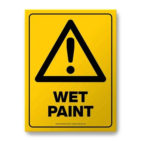 Warning Sign - Wet Paint Industroquip