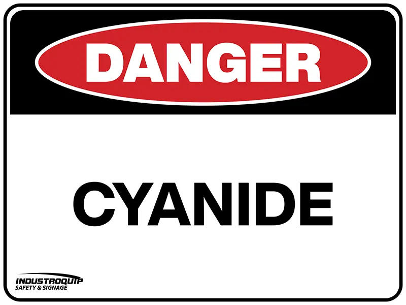 Danger Sign - Cyanide Industroquip