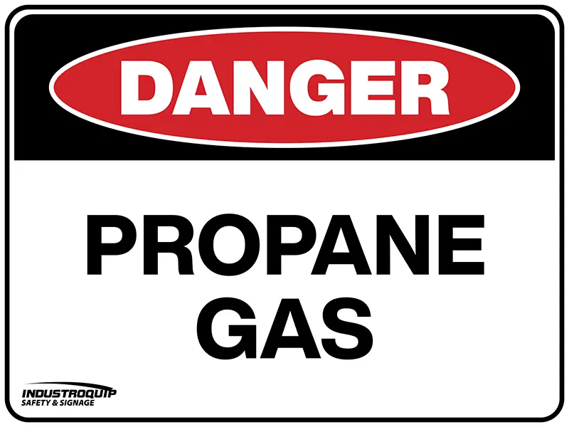 Danger Sign - Propane Gas Industroquip