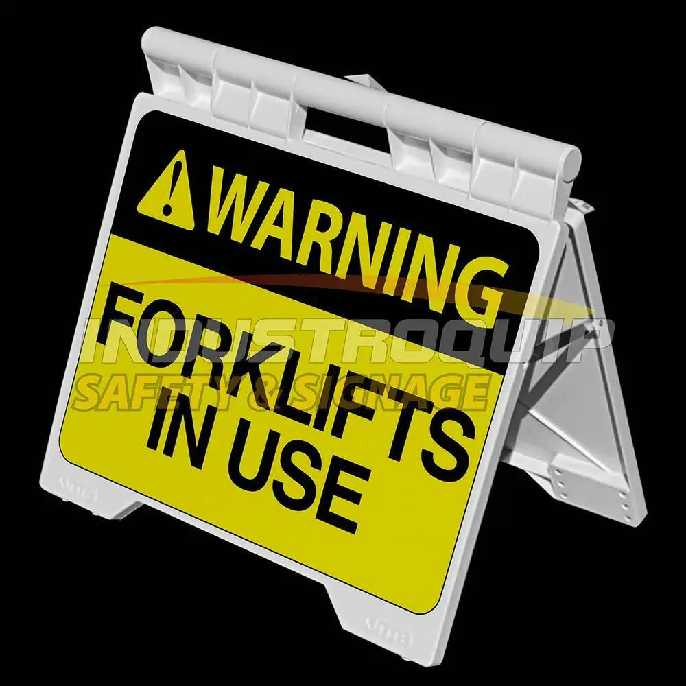 Forklifts in Use Heavy Duty Poly A Frame Industroquip