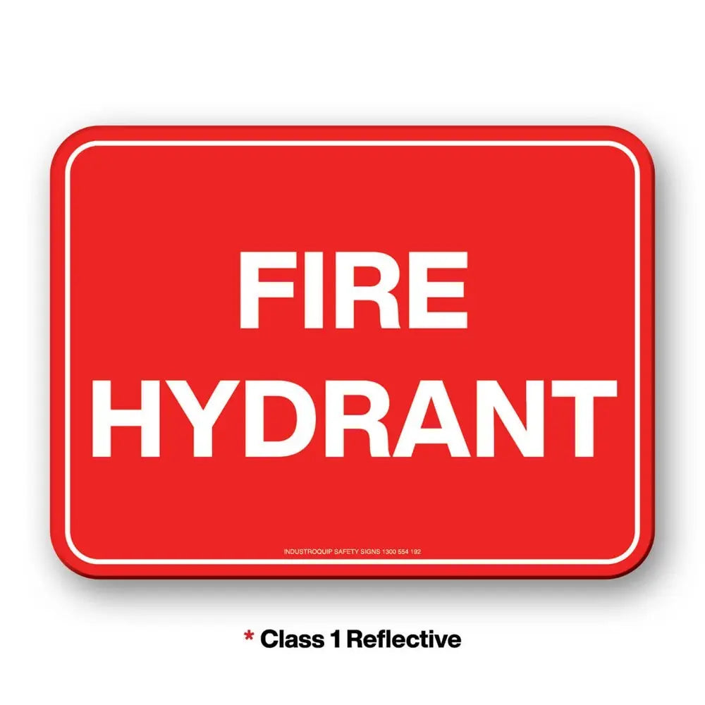 Mining Sign - Fire Hydrant Industroquip