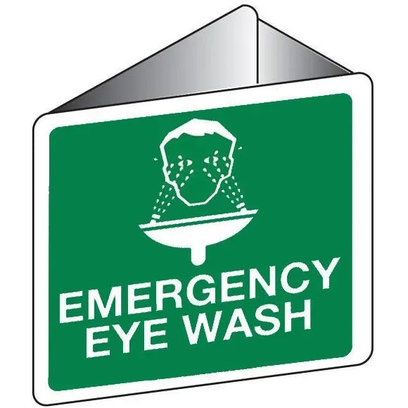 3D Wall Sign - Emergency Eye Wash Industroquip