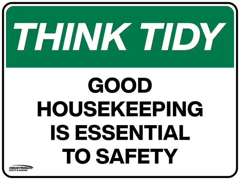 Good Housekeeping Sign Industroquip