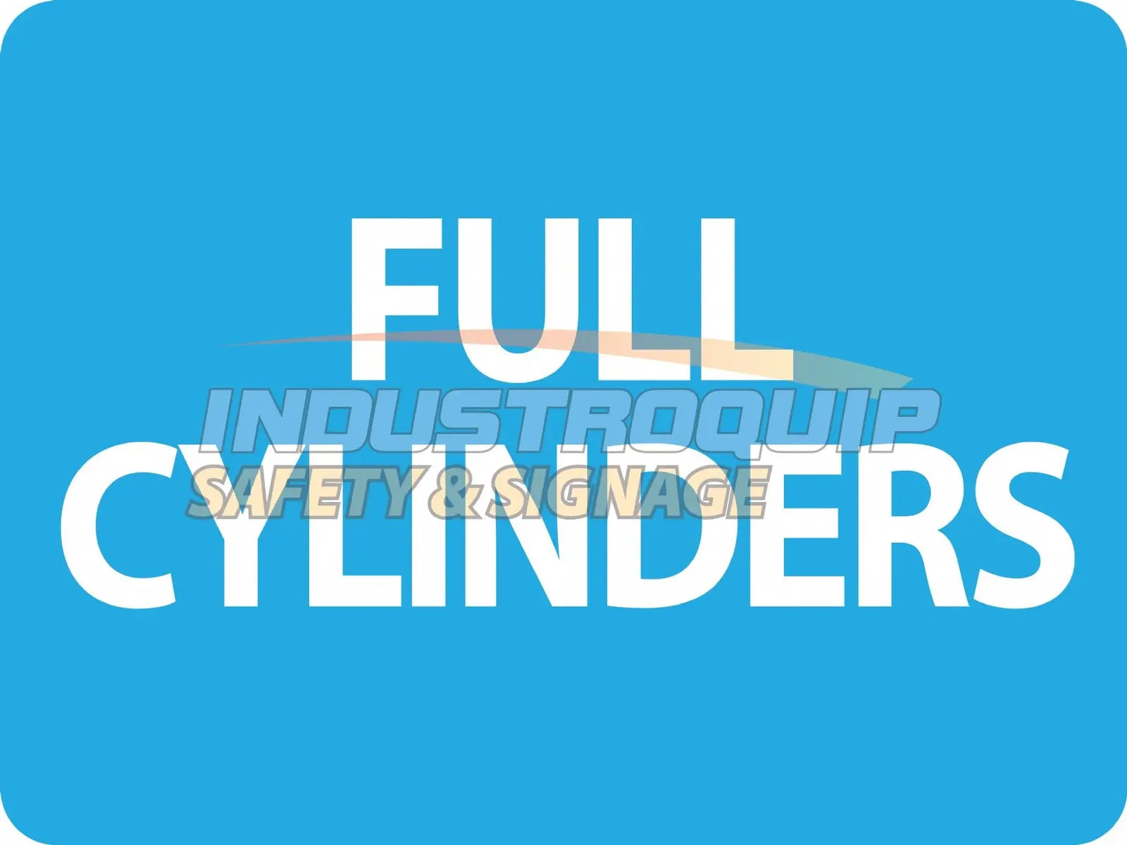 Full Cylinders Sign (Gas) Industroquip