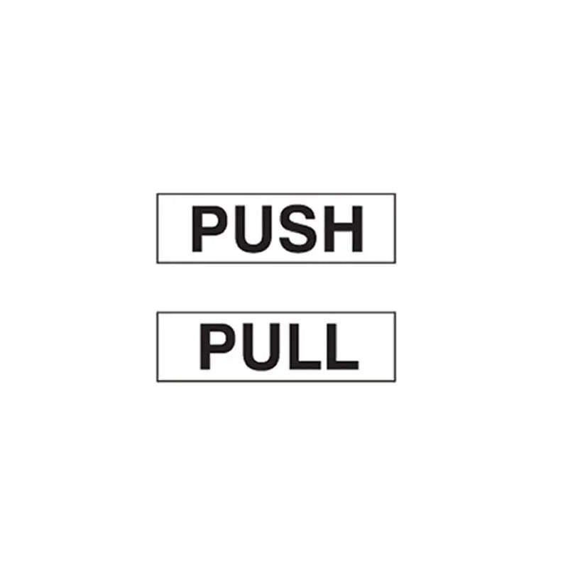 Push/Pull Sticker (Pack of 5 Sets) Industroquip