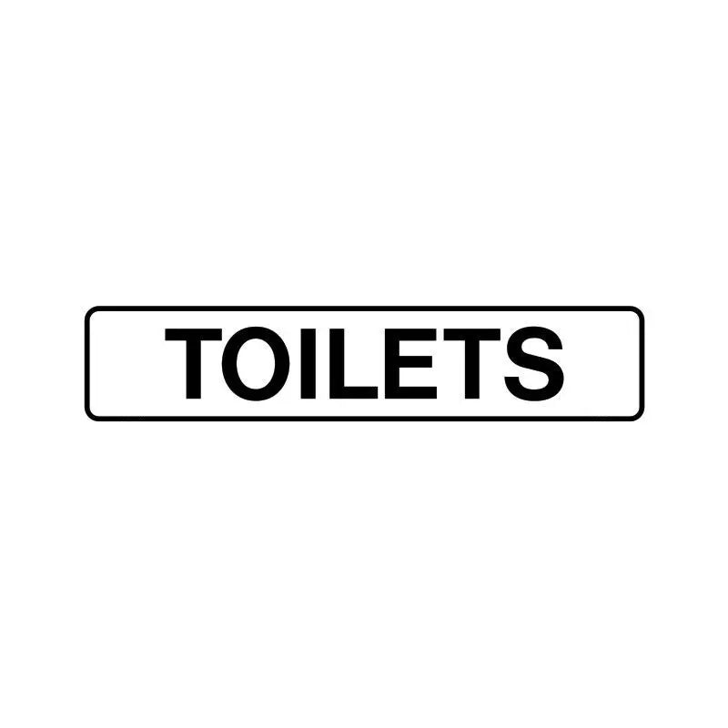 Toilets Sticker (Pack of 5) Industroquip