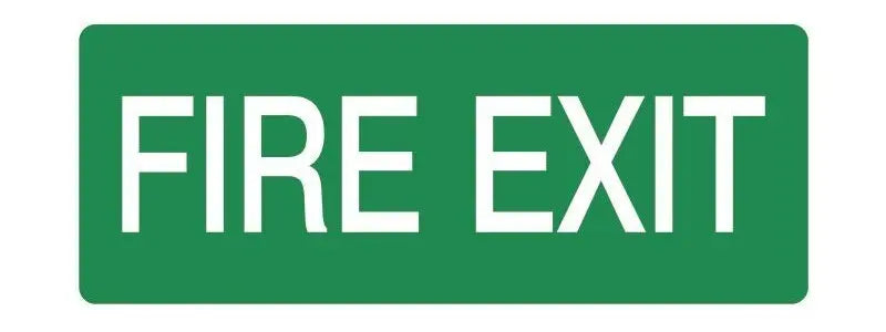 Fire Exit Luminous Sign Industroquip