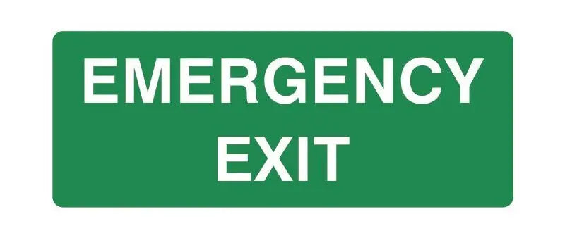 Emergency Exit Sign Luminous Industroquip