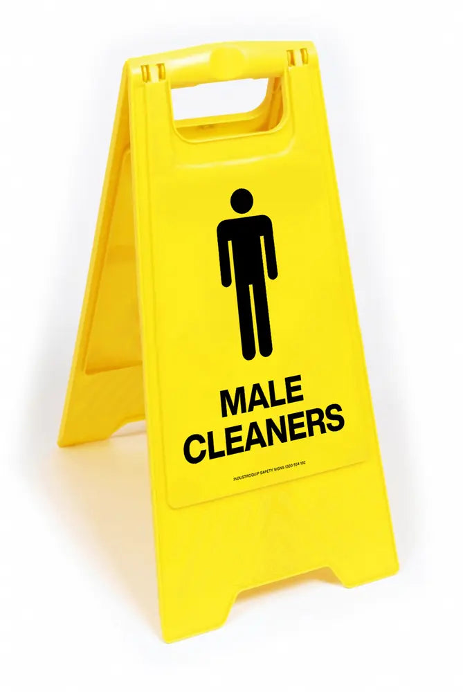 Male Cleaners Floor Sign Industroquip