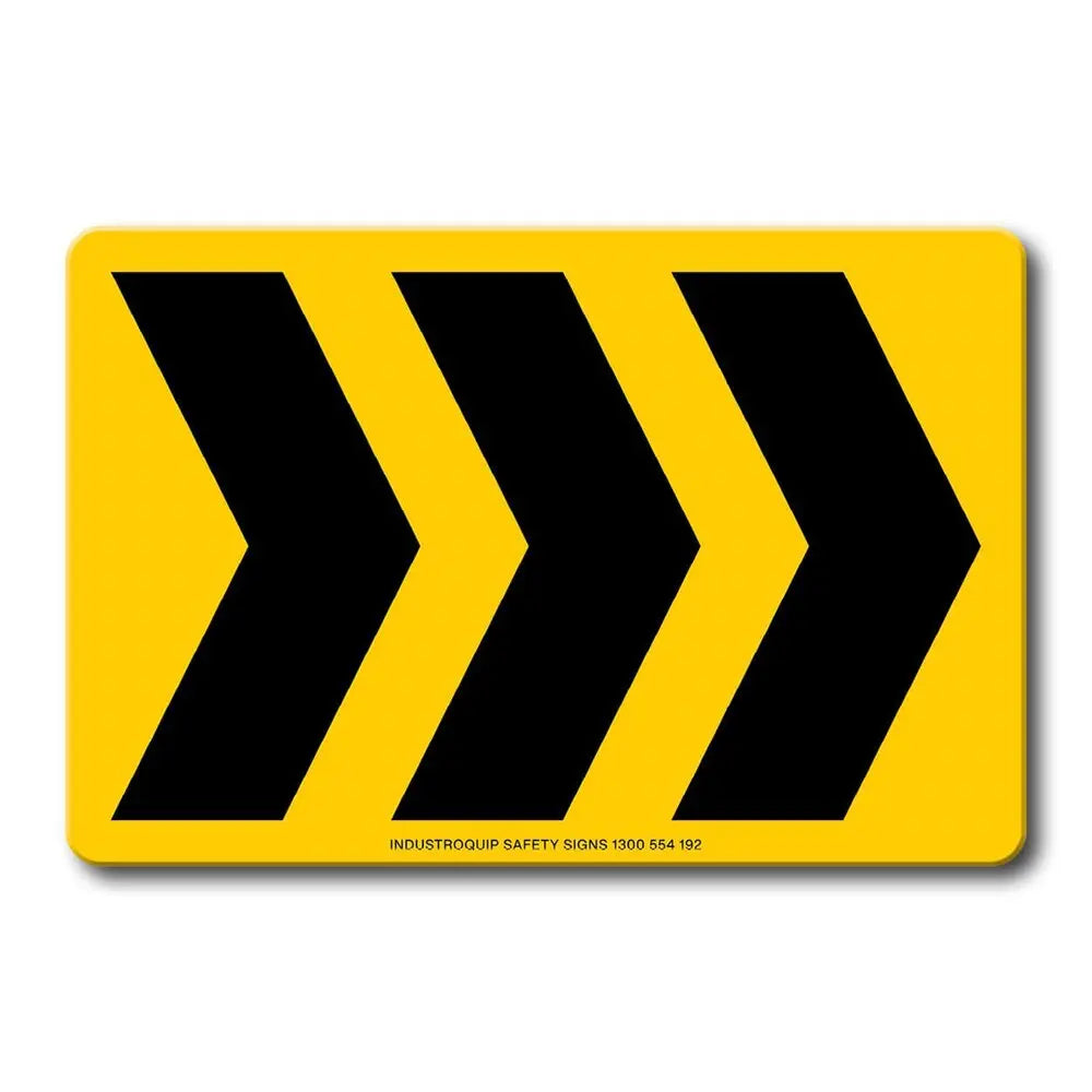Swing Stand Sign Only - Chevron Industroquip