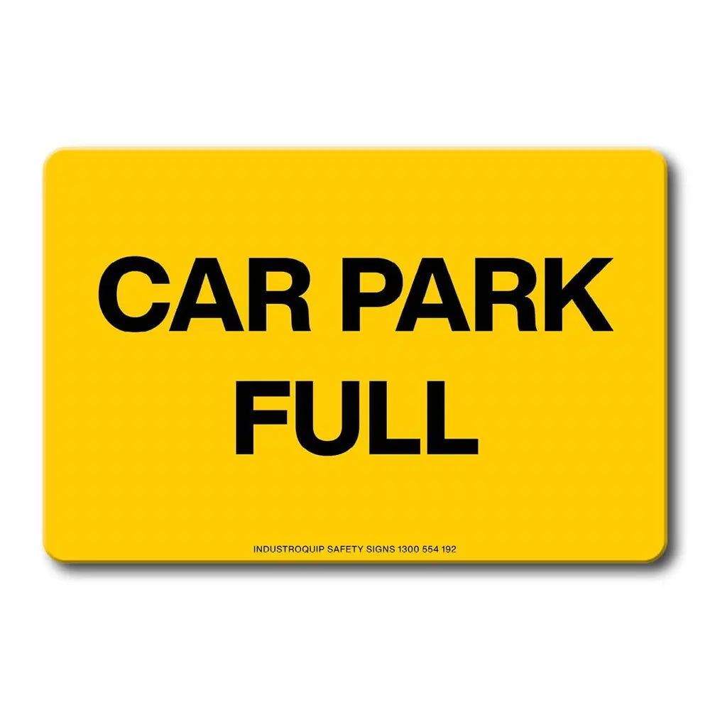 Swing Stand Sign Only - Car Park Full Industroquip