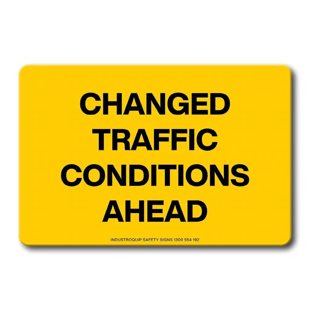 Swing Stand Sign Only - Changed Traffic Conditions Ahead Industroquip