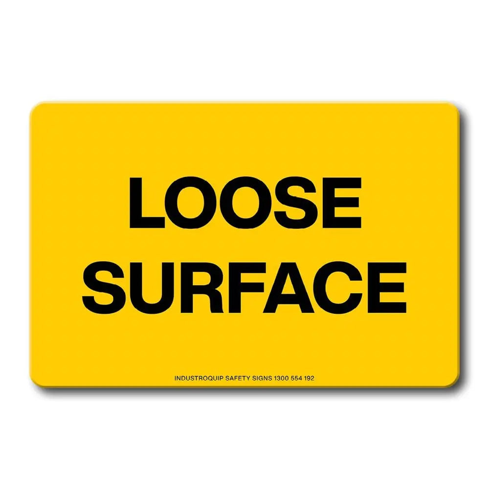 Swing Stand Sign Only - Loose Surface Industroquip