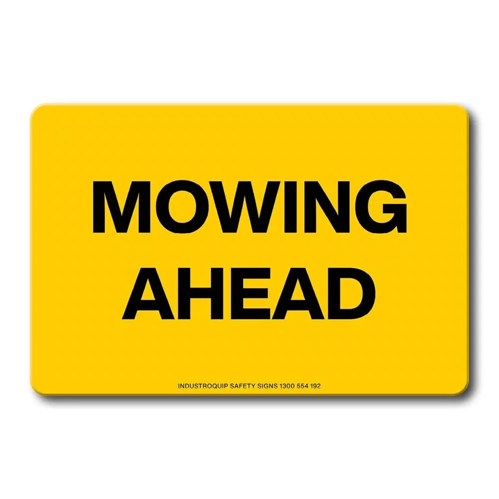 Swing Stand Sign Only - Mowing Ahead Industroquip