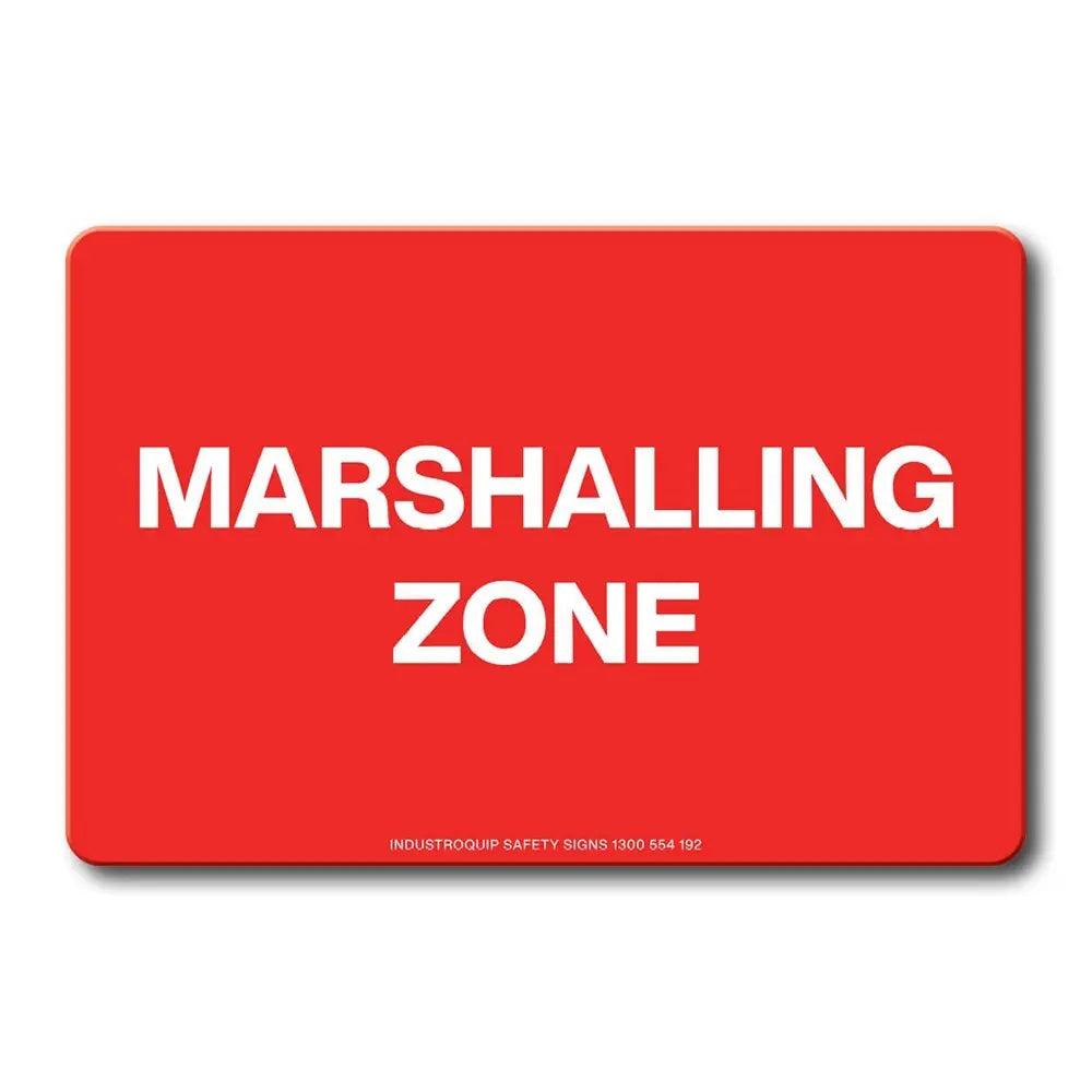 Swing Stand Sign Only - Marshalling Zone Industroquip