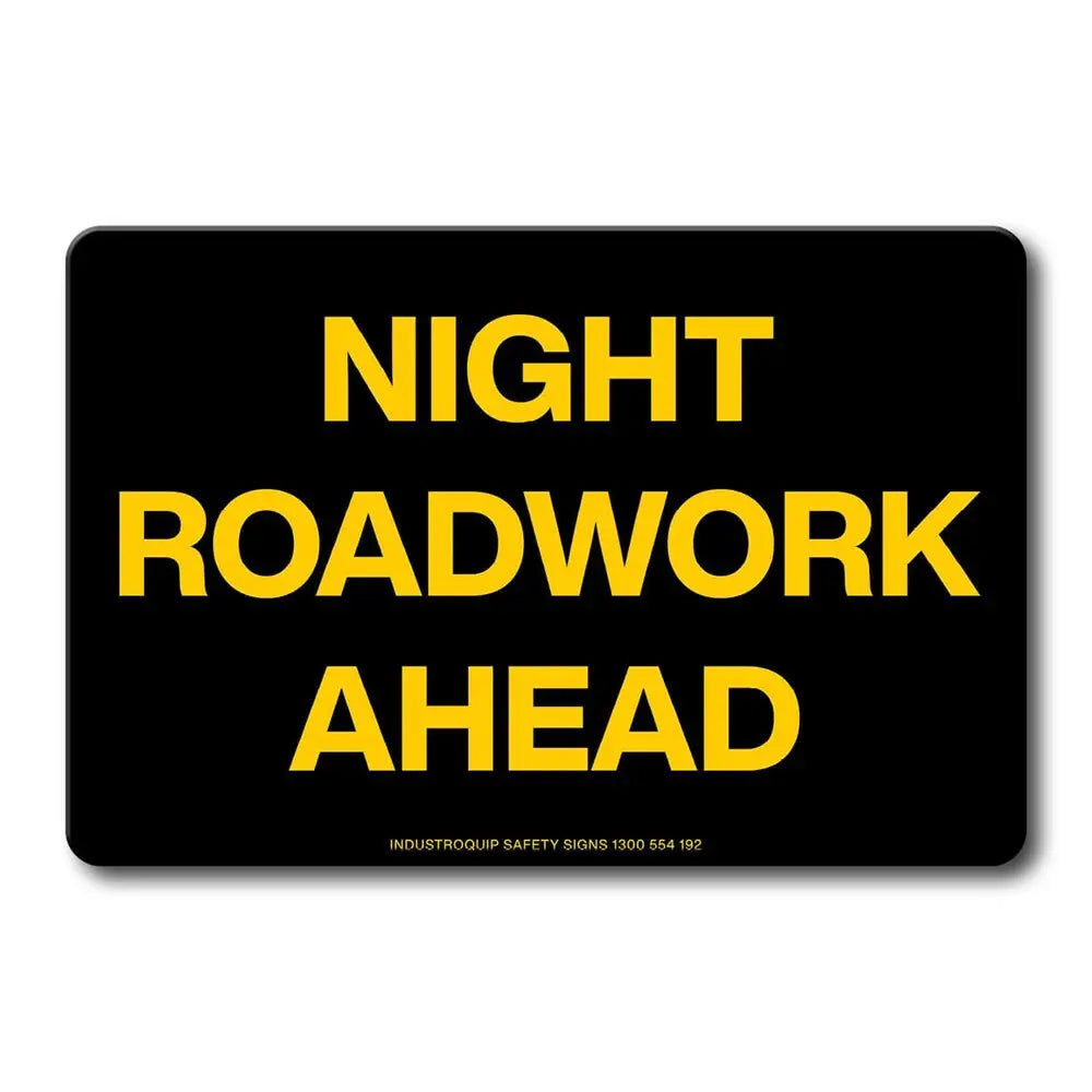 Swing Stand Sign Only - Night Roadwork Ahead Industroquip