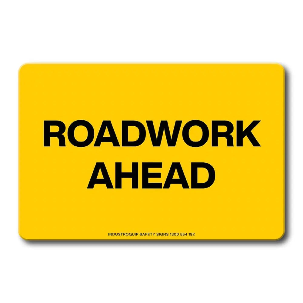 Swing Stand Sign Only - Roadwork Ahead Industroquip