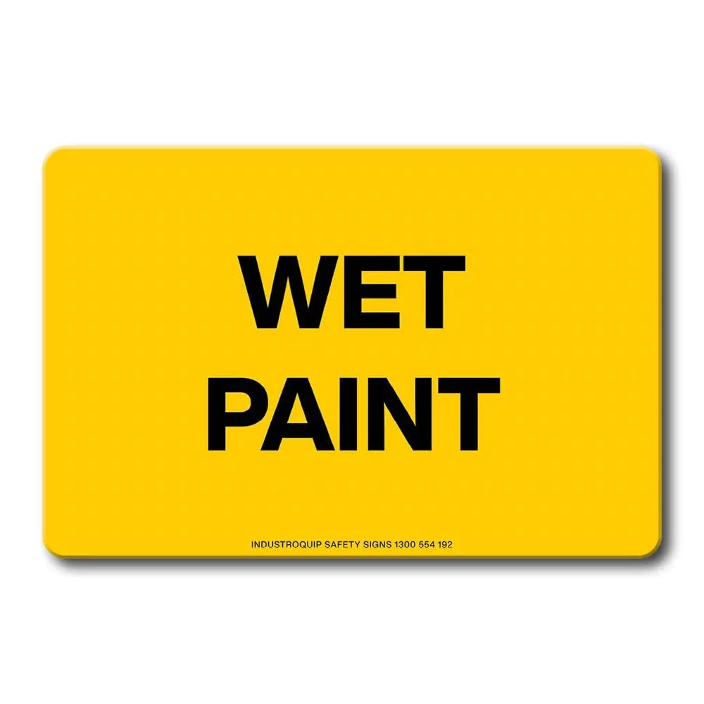 Swing Stand Sign Only - Wet Paint Industroquip