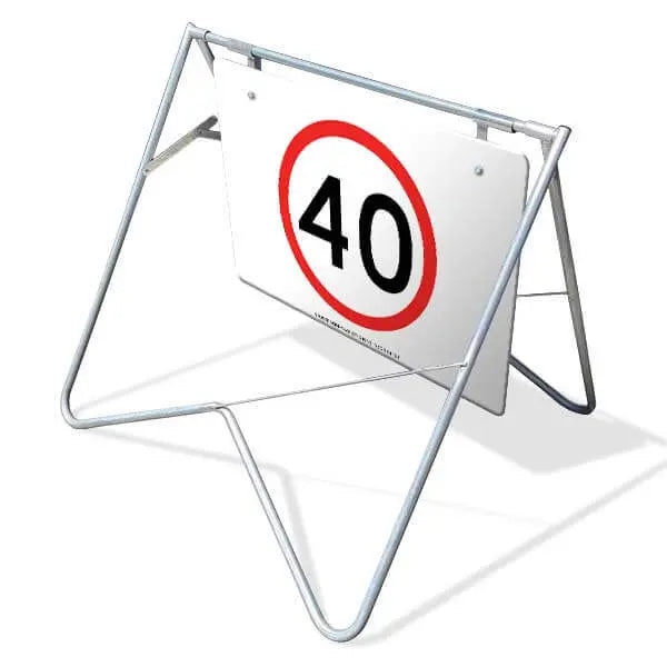 Swing Stand & Sign - 40km/h Speed Limit Industroquip