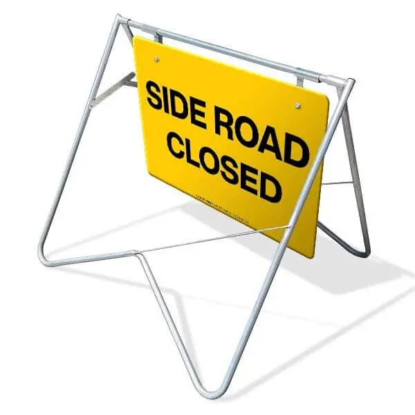 Swing Stand & Sign - Side Road Closed Industroquip