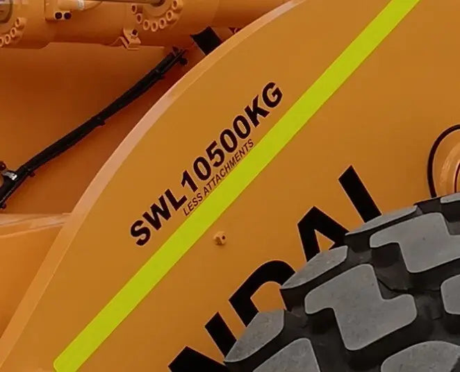 Custom SWL (Less Attachments) Stickers Industroquip